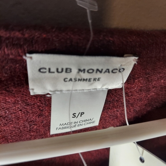 NWT Club Monaco Cady Cashmere Sweater - Picture 8 of 9
